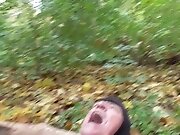 Spitting session in the forest by Femdom Austria