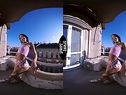 Foxy - Amateur Russian Brunette Solo Striptease