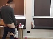Girl student 18+ In A Pose Of Cancer Takes In The...