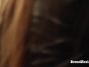 Deep Strapon Penetration In BDSM Lesbian Threesome With...