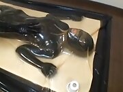 Latex Catsuit Vacbed