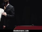 MormonBoyz - Masked Step daddy Barebacks teen 18+