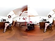 Naughty Julia in My Dream Job - FFStockings