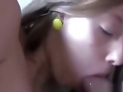 Legal Age teenager 18+ babe with large natural milk sacks...