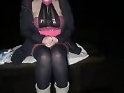 GF Tia gets a Facial Creampie Dogging