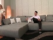 Horny pornstar Erica Fontes in amazing foot fetish,...