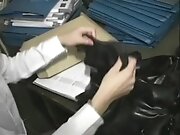 British lesbian babes in latex hold-ups in the baths