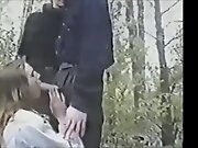 Two amateurs MILFs in stocking fuck favourable guy in the...