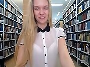blonde girl webcam strip library