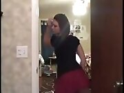 college girl striptease