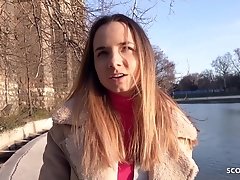 GERMAN TINY TEENAGE MONA HUMP FOR CASH AT PICKUP