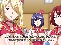 Alluring busty anime vixen incredible porn video